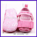 SR-14SS012 sapatas de bebê cor-de-rosa novas da forma sapatas infantis recém-nascidas bonitos do bebê sapatas infantis do pano